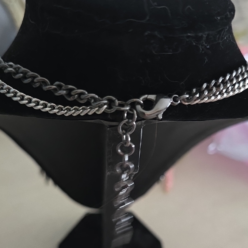 Stella & Dot Silver Intricate Statement Necklace - Picture 3 of 4